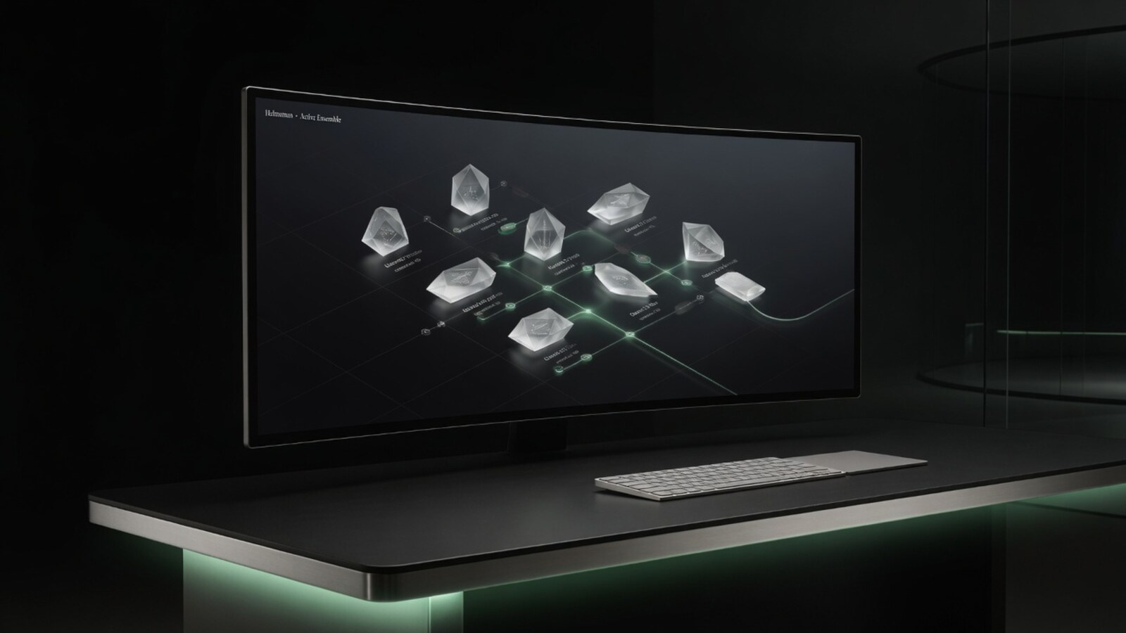 Model ensemble plugins on a panoramic Lab surface