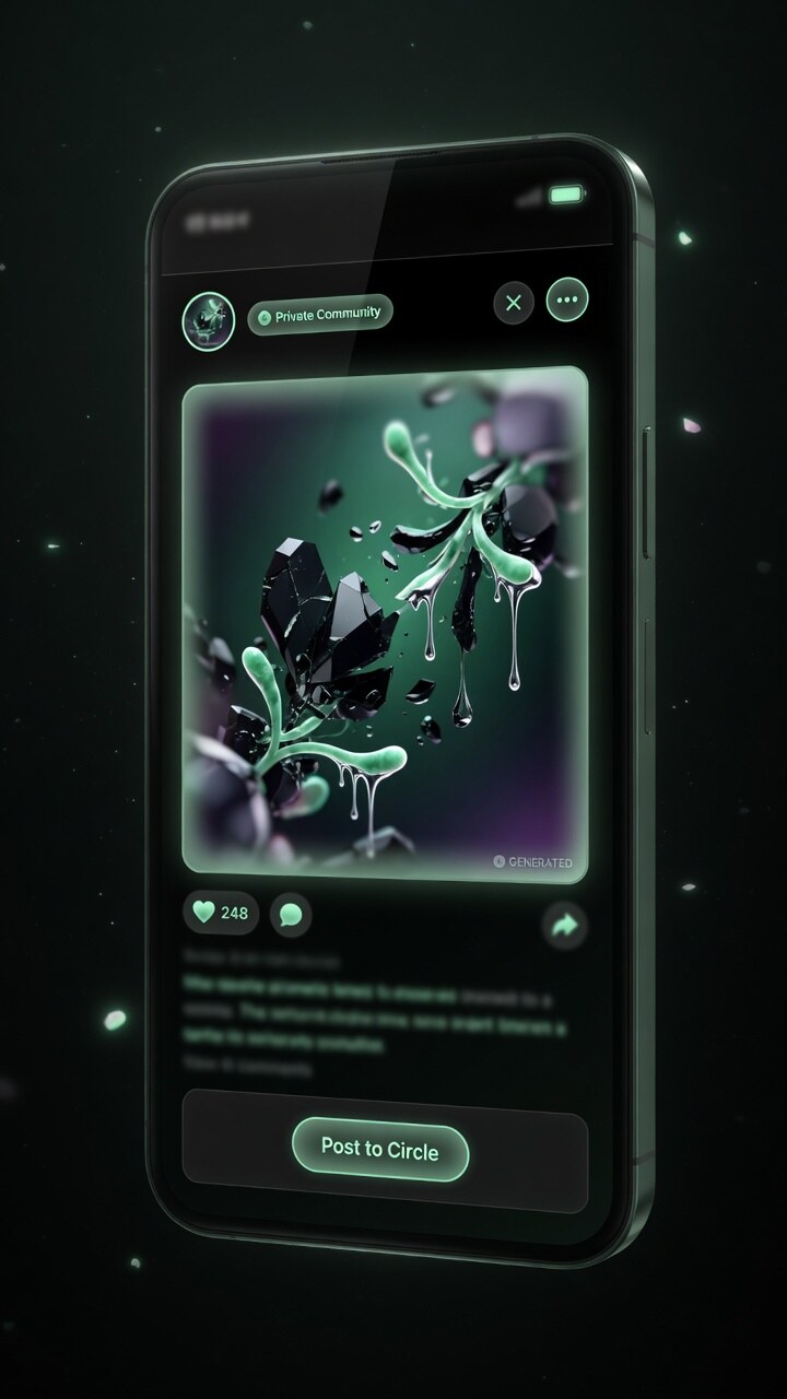 Social Centre story frame concept